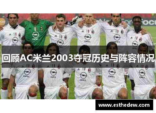 回顾AC米兰2003夺冠历史与阵容情况